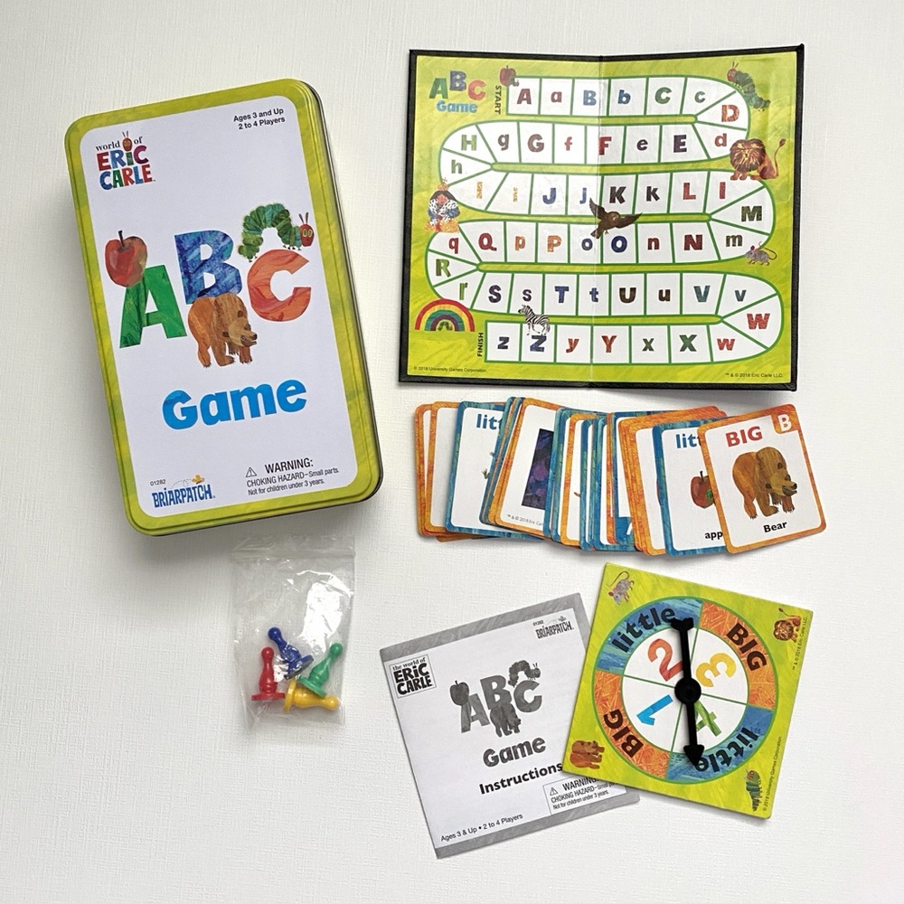 Eric Carle ABC Game Tin